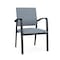 Lesro Newport Guest Chair Metal Frame, Black, RS Rain Song Upholstery NP1101 - alternate 1